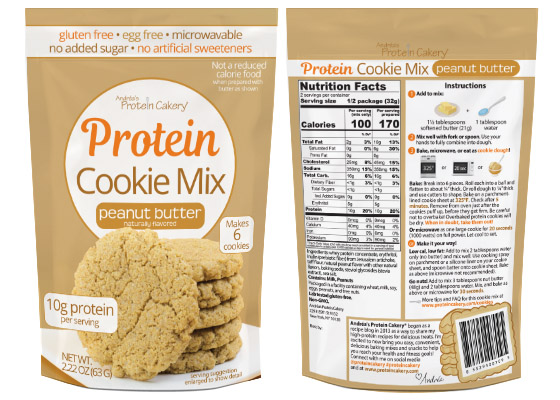 protein cookie mix peanut butter protein cakery