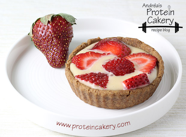 protein-cakery-strawberries-and-cream-protein-tartlets