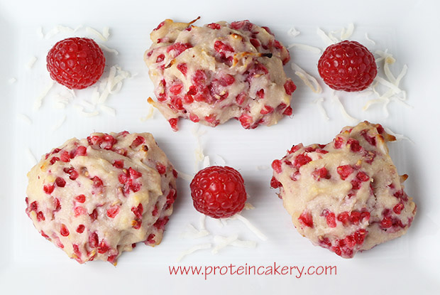 raspberry-coconut-protein-cookies-baked