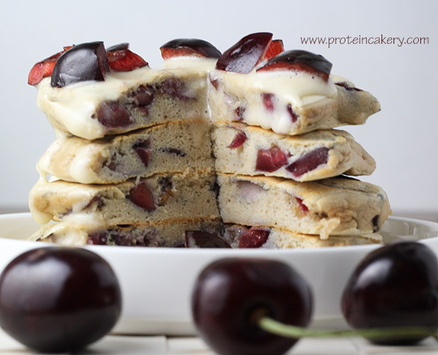 cherry-vanilla-protein-pancakes-easy