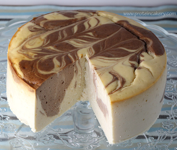 protein-cakery-chocolate-swirl-cheesecake