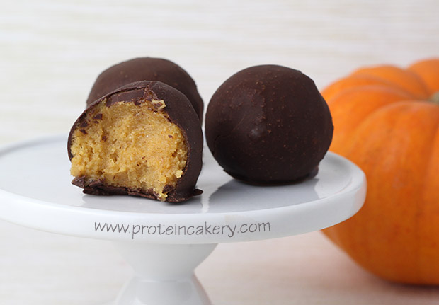 chocolate-covered-pumpkin-pie-protein-truffles-easy