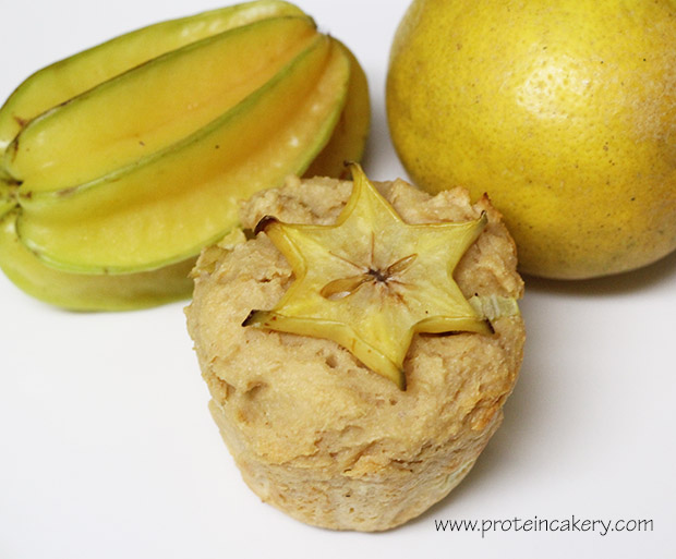 meyer-lemon-star-fruit-protein-cupcakes