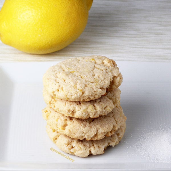 Protein Lemon Sugar Cookies Andréa's Protein Cakery