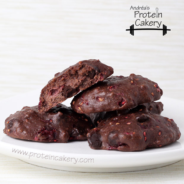 protein-cakery-chocolate-raspberry-chip-protein-cookies