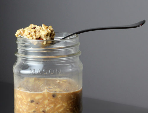 Peanut Butter Chip Overnight Protein Oats