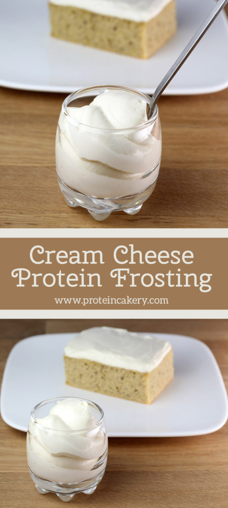 Cream Cheese Protein Frosting - low carb, low sugar - by Andréa's Protein Cakery