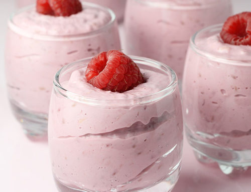Raspberry Protein Cheesecake Mousse