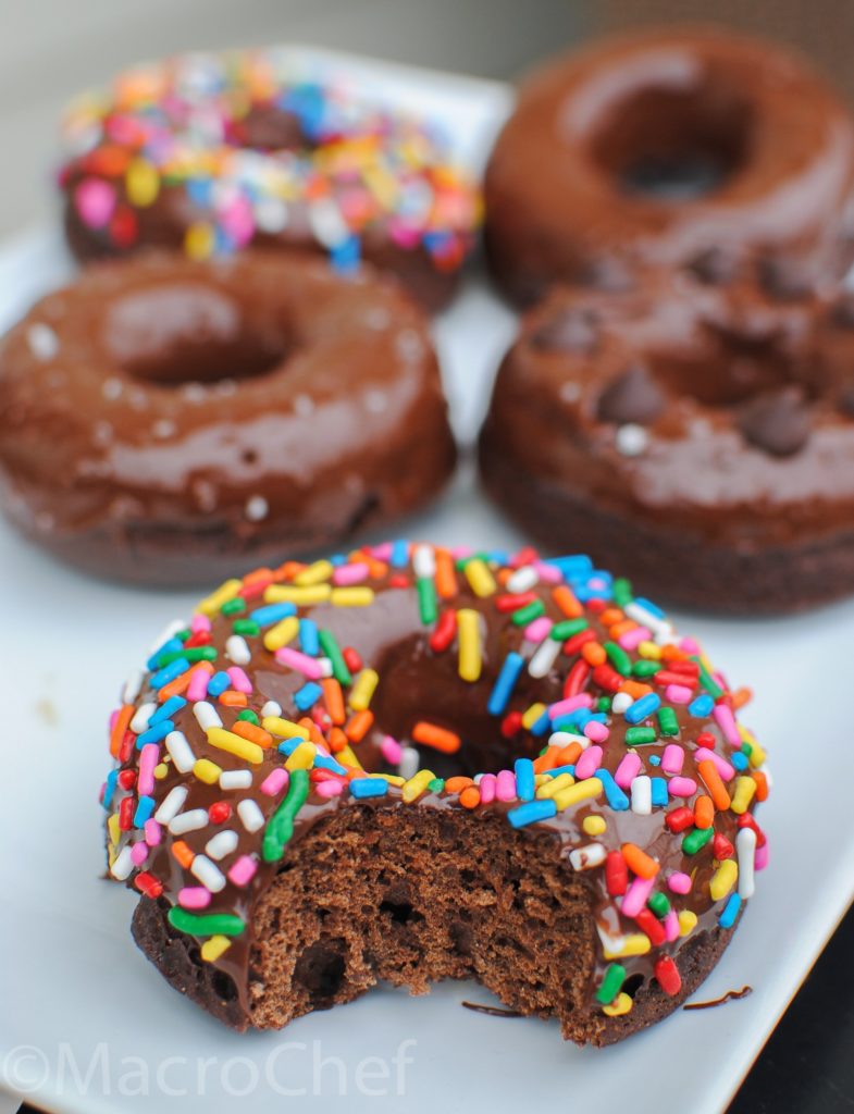 double-chocolate-protein-donuts