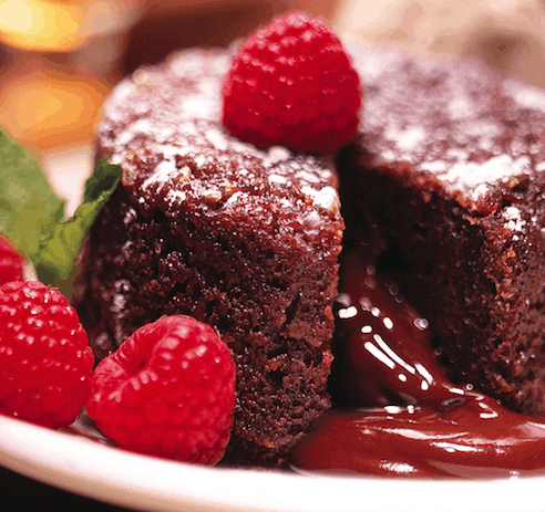 chocolate-protein-lava-cake