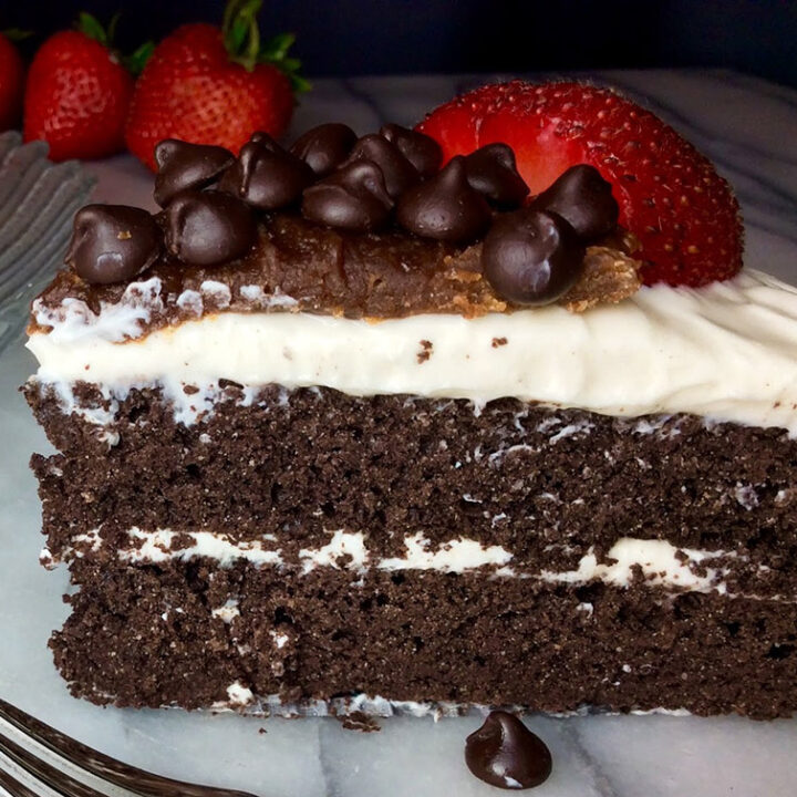 sunflower-chocolate-protein-cake