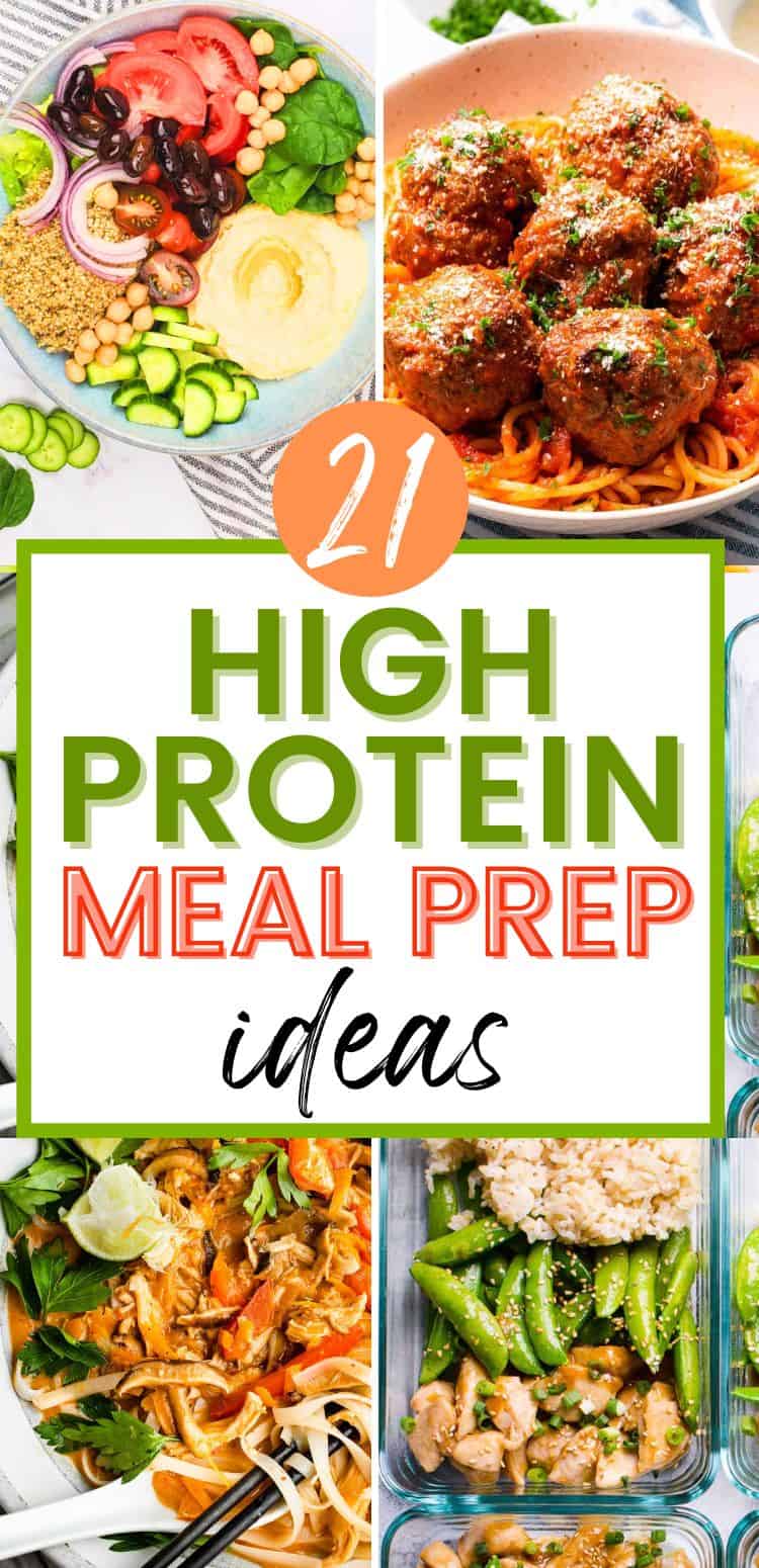 21 Easy High Protein Meal Prep Ideas - proteincakery.com