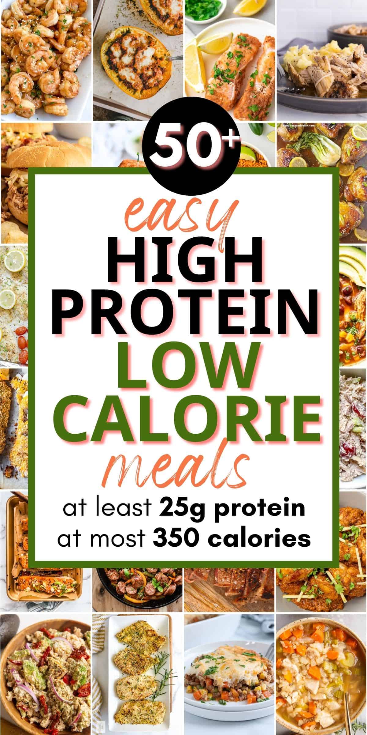 50+ High Protein Low Calorie Meals (Easy Meal Prep Recipes ...