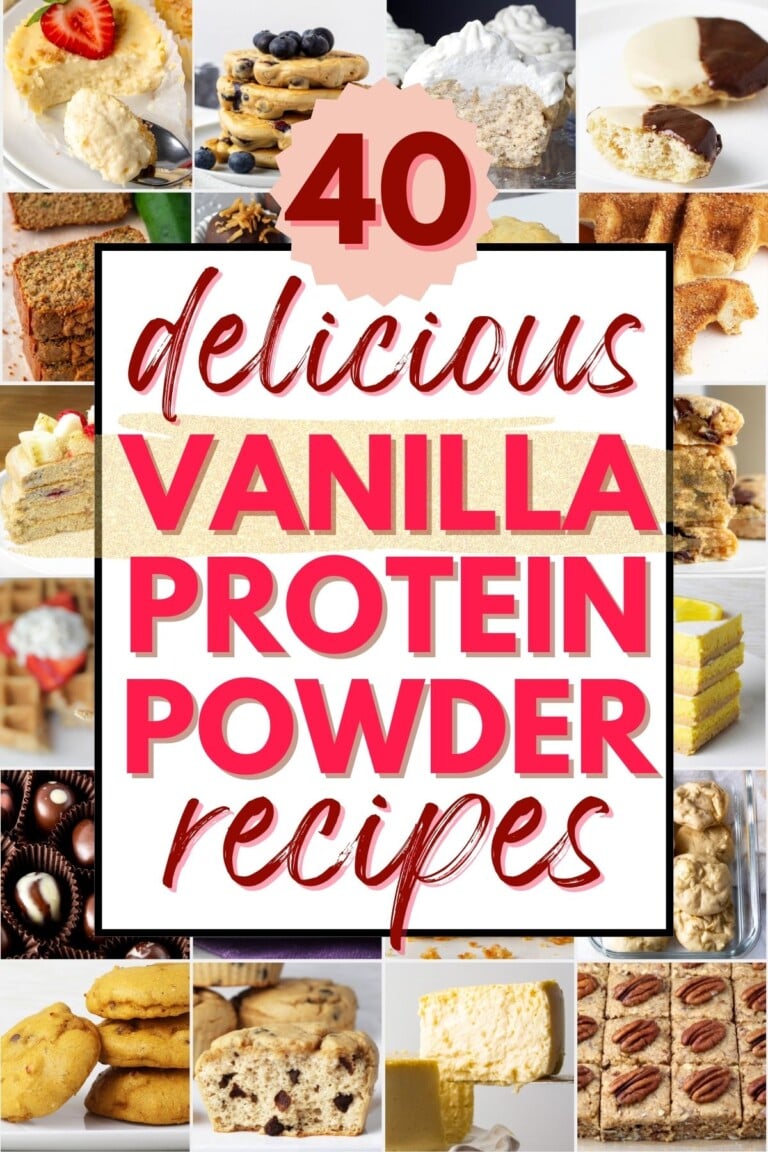 40 DELICIOUS Vanilla Protein Powder Recipes Proteincakery Com 40 Delicious Vanilla Protein Powder Recipes Pin 1 768x1152