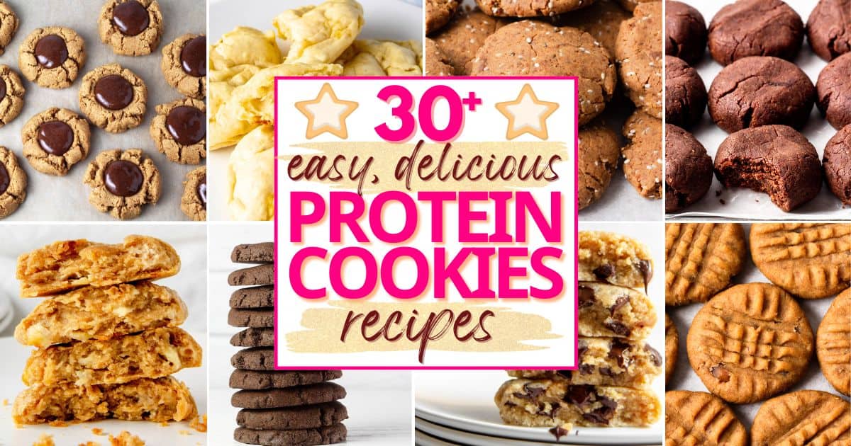 30+ EASY Protein Cookies Recipes - proteincakery.com
