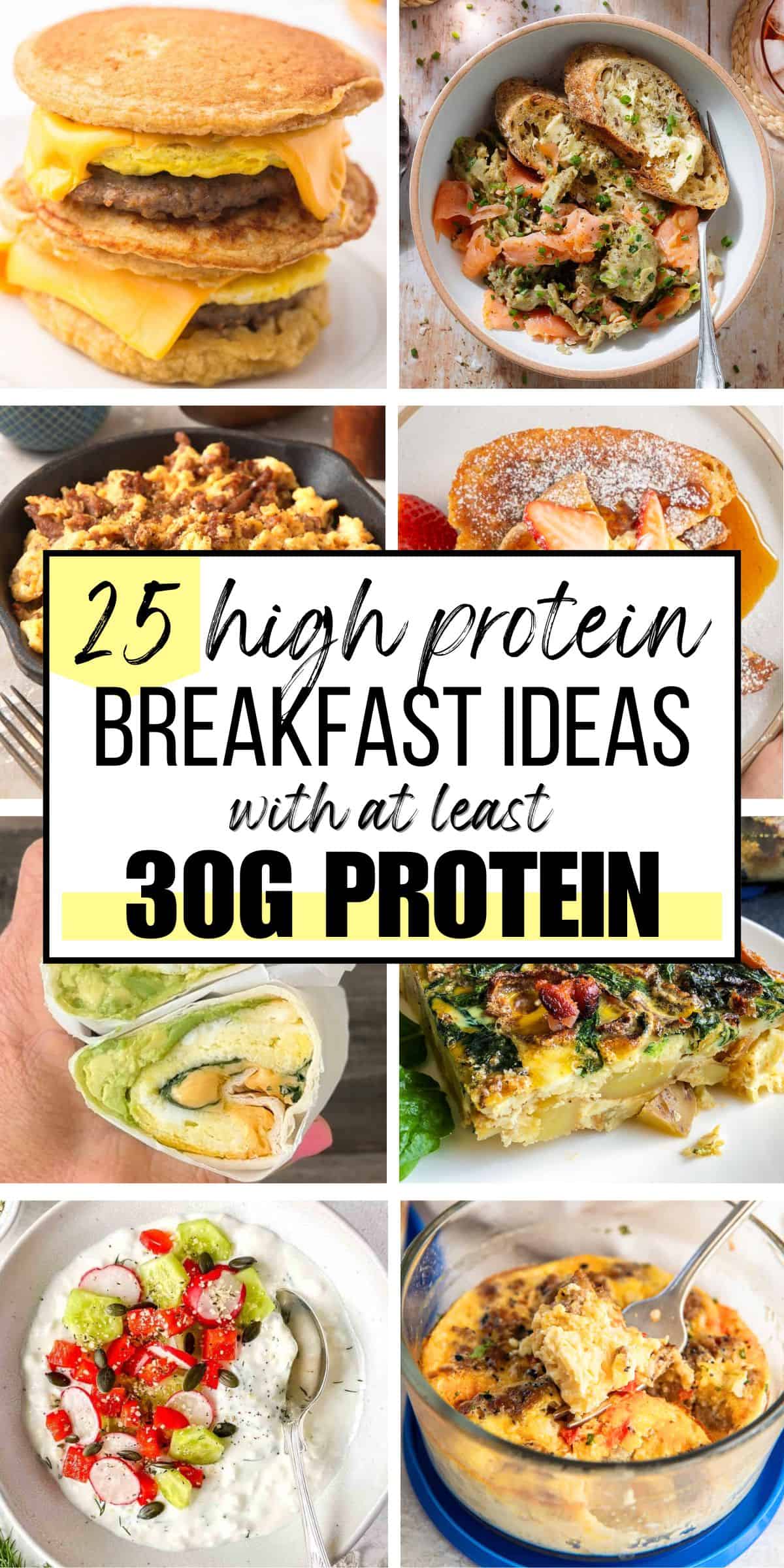 25 Easy High Protein Breakfast Ideas (30g+ to Keep You Full ...