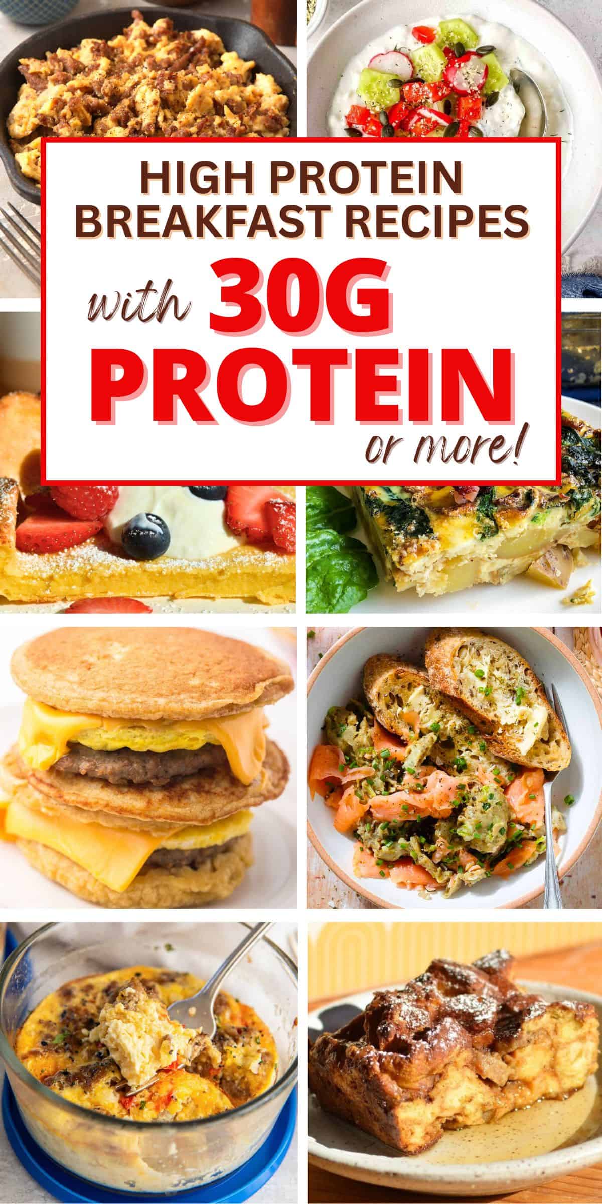 25 Easy High Protein Breakfast Ideas (30g+ to Keep You Full ...