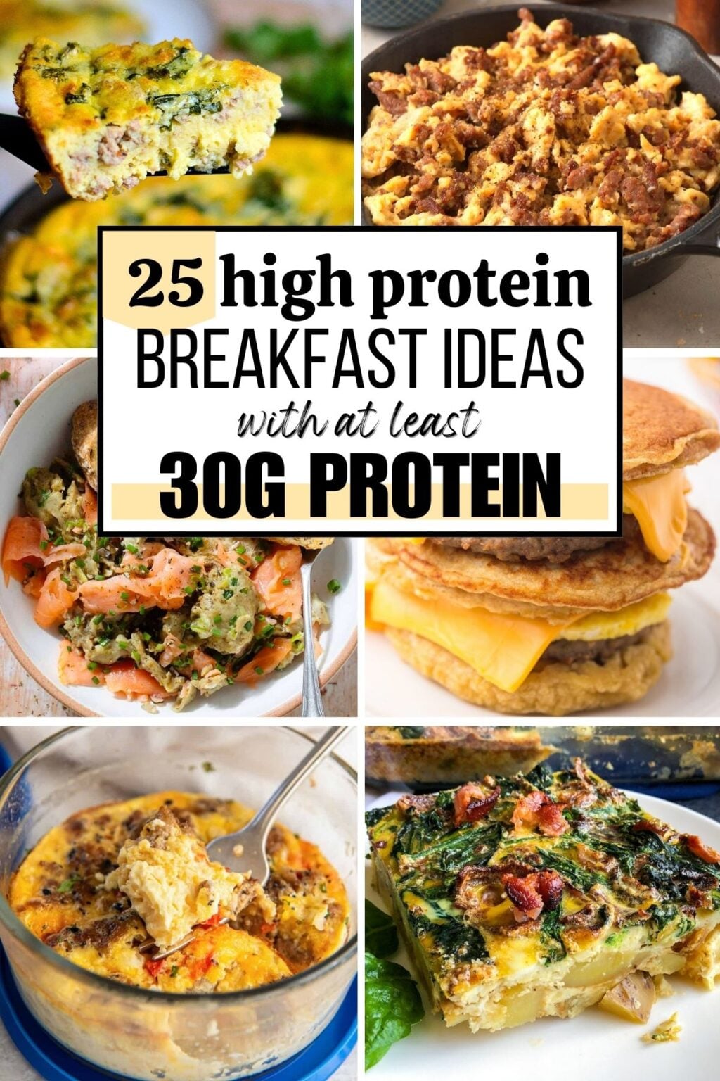 25 Easy High Protein Breakfast Ideas (30g+ to Keep You Full ...